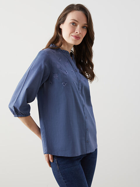 LCW Grace Regular Fit Floral Women's Shirt - S5ES14Z8-HNE