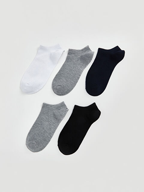 LCW Kids Erkek Çocuk Bambu Sneaker Çorap 5'li - S5ET20Z4-K00