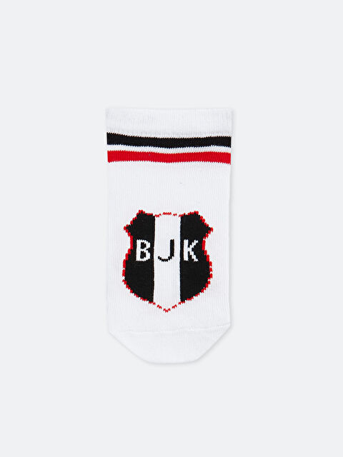 LCW Kids Beşiktaş Desenli Erkek Çocuk Patik Çorap