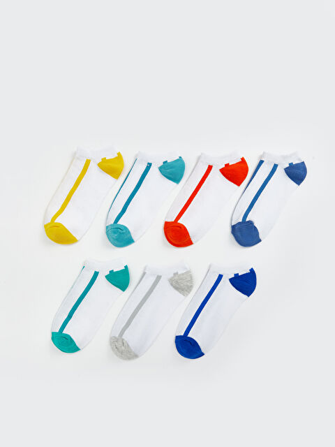 LCW Kids جوارب رياضية كتلة الألوان للأولاد عبوة من 7 قطع - S5ET46Z4-K00