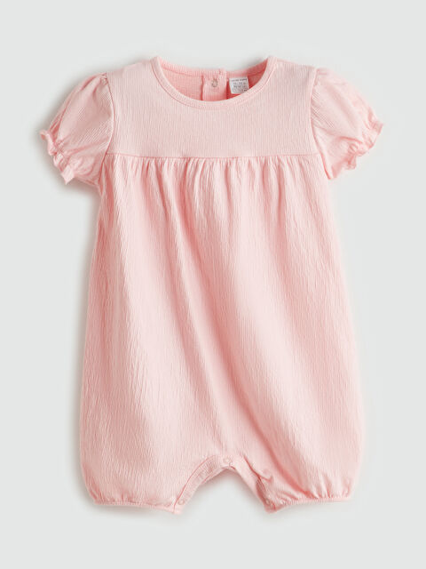 LCW baby Bisiklet Yaka Kız Bebek Tulum - S5ET53Z1-FWH