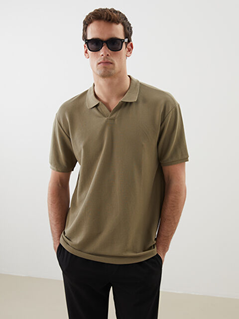 LCW Vision Polo Yaka Kısa Kollu Erkek Tişört - S5ET98Z8-DYG