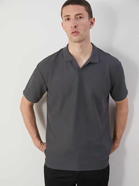 LCW Vision Polo Yaka Kısa Kollu Erkek Tişört - S5ET98Z8-KUA