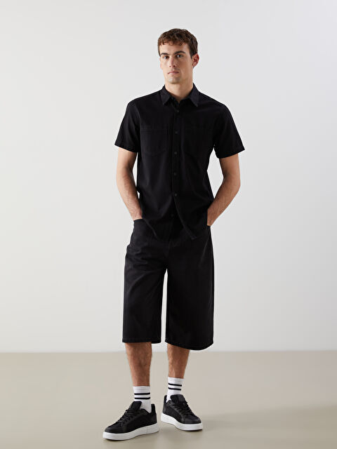 LCW Jeans Ерлерге арналған джинс бермуда шорты - S5EU73Z8-326