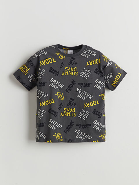 LCW Kids Bisiklet Yaka Erkek Çocuk Pijama Üst - S5EU96Z4-LRX