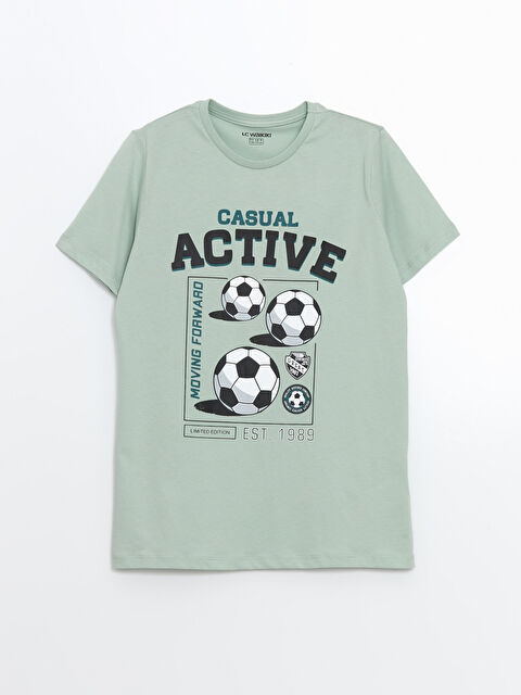 LCW Kids Bisiklet Yaka Erkek Çocuk Pijama Üst - S5EV25Z4-FKS