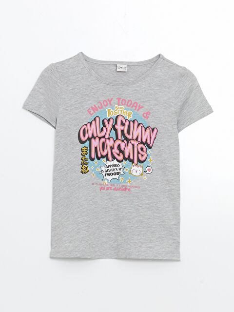 LCW ECO Crew Neck Girls' T-Shirt