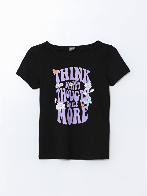 LCW ECO Crew Neck Girls' T-Shirt