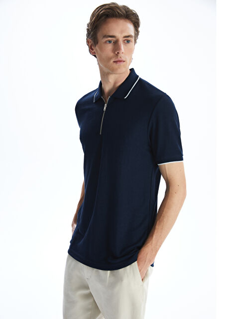 LCWAIKIKI Classic Polo Yaka Kısa Kollu Erkek Tişört - S5FB64Z8-DWP