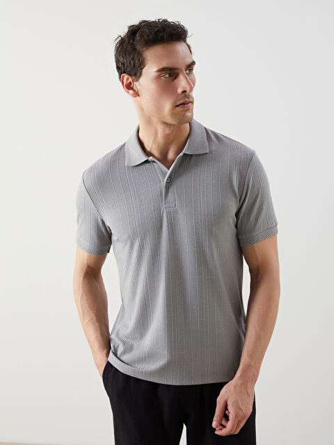 LCWAIKIKI Classic Polo Yaka Kısa Kollu Erkek Tişört - S5FB65Z8-Z2Z