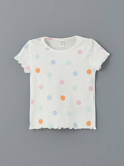 LCW Kids Bisiklet Yaka Kız Çocuk Tişört