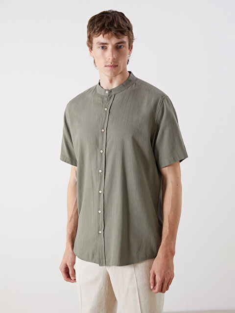 SOUTHBLUE Regular Fit Kısa Kollu Erkek Gömlek - S5FE50Z8-GN2