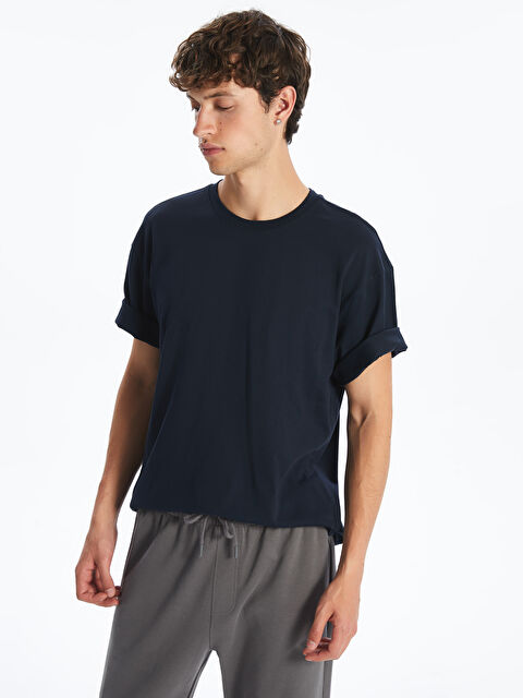 XSIDE Bisiklet Yaka Düz Erkek Tişört - S5FF13Z8-ZR5