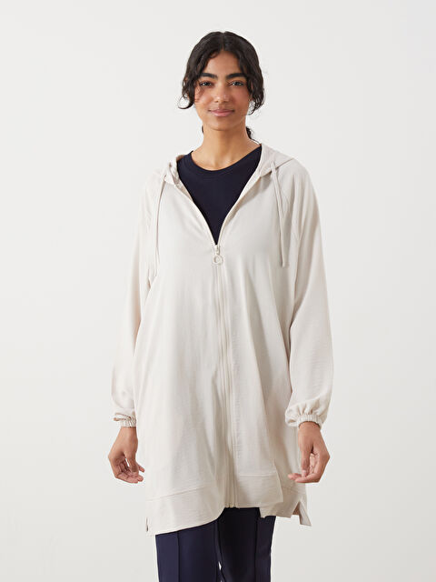 LCW Modest Kapüşonlu Oversize Kadın Tunik - S5FG81Z8-KNF