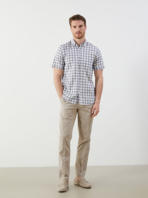 LCWAIKIKI Classic Standart Kalıp Gabardin Erkek Chino Pantolon - S5FG90Z8-S2N