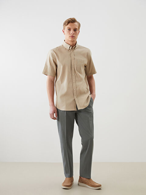 LCWAIKIKI Classic Standart Kalıp Gabardin Erkek Chino Pantolon - S5FG90Z8-Y1H