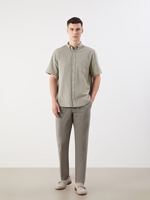 LCWAIKIKI Classic Standart Kalıp Gabardin Erkek Chino Pantolon - S5FG90Z8-YNP