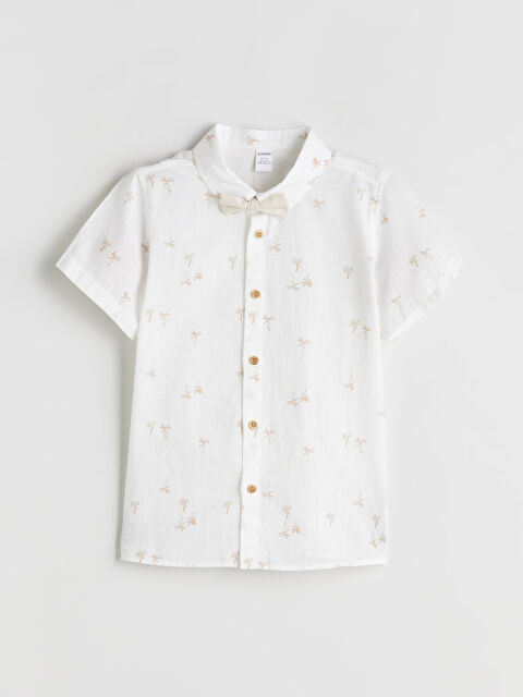 LCW Kids Fiyonk Baskılı Erkek Çocuk Gömlek - S5FH20Z1-SWC