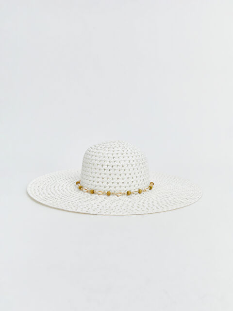 LCW ACCESSORIES ქალებისთვის ჩალის ქუდი - S5FH35Z8-