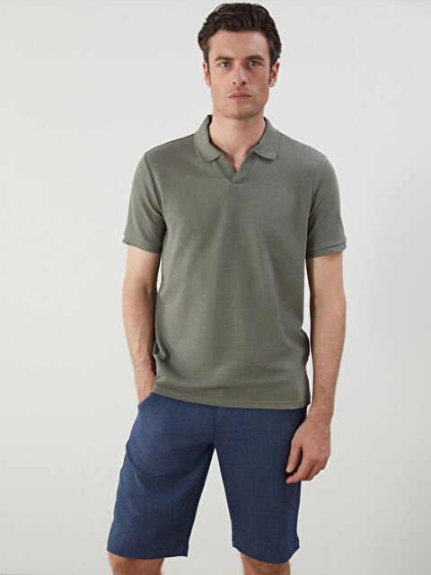 SOUTHBLUE Polo Yaka Kısa Kollu Erkek Tişört - S5FI01Z8-YGK