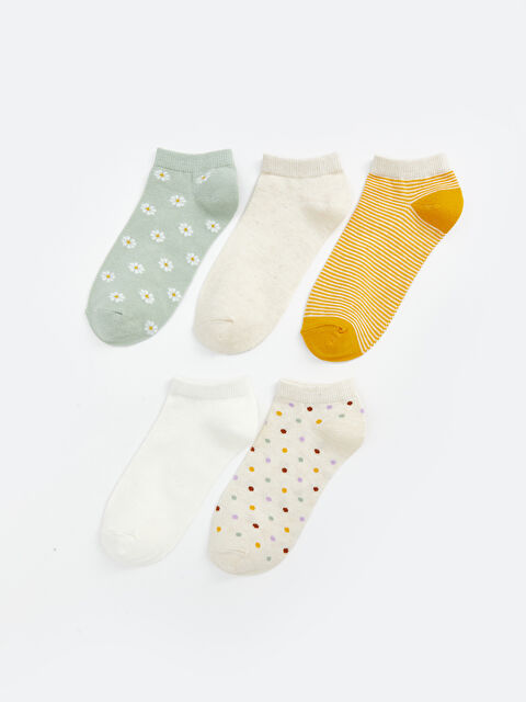LCW DREAM Desenli Kadın Patik Çorap 5'li - S5FI51Z8-J1L