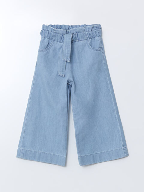 LCW Kids Elasticated Waist Girls' Jeans - S5FL20Z1-LR1
