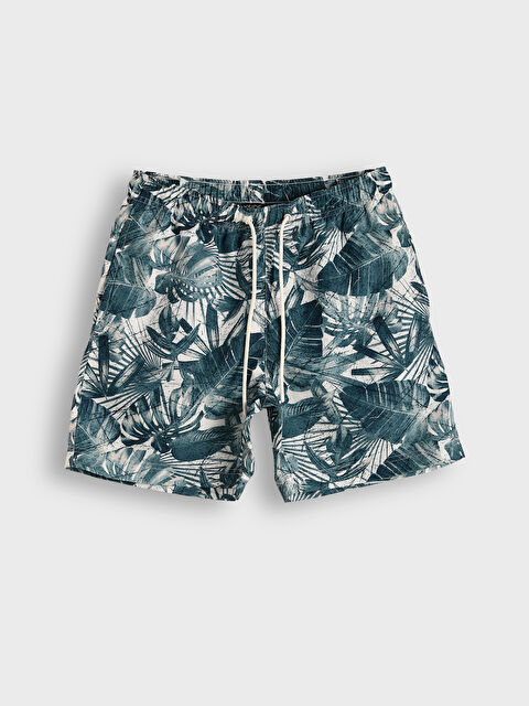 LCWAIKIKI Classic Short Patterned Men's Swimming Shorts