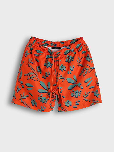 LCWAIKIKI Classic Short Patterned Men's Swimming Shorts - S5FN23Z8-LSR