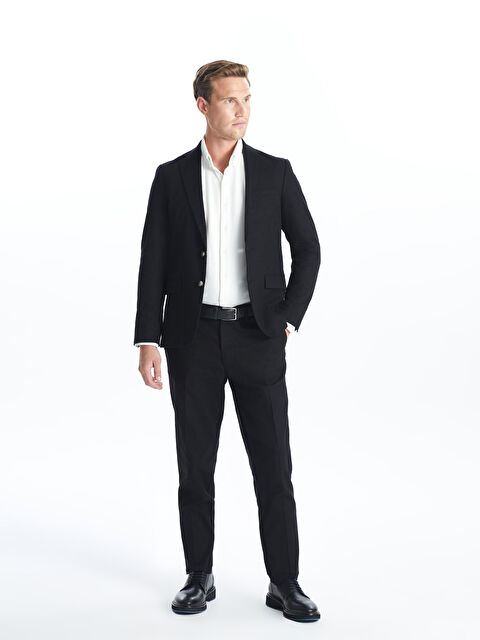 LCW Vision Slim Fit Linen Blend Men's Trousers - S5FO67Z8-CVL