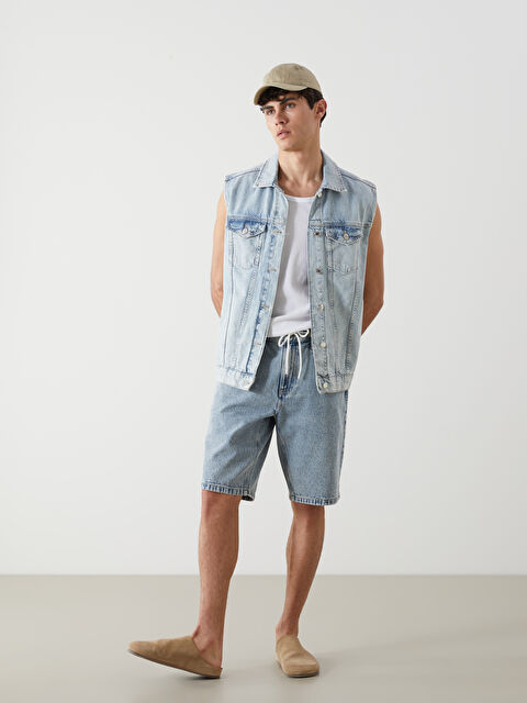 LCW Jeans Джинсовые Шорты Стандартного Кроя для Мужчин