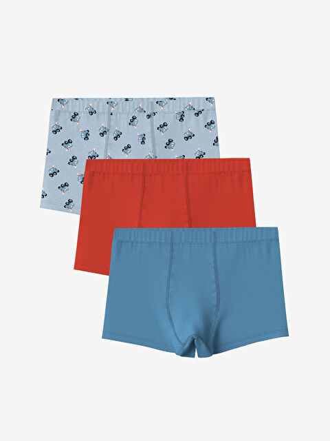 LCW Kids Beli Lastikli Erkek Çocuk Boxer 3'lü - S5FP45Z1-LQK