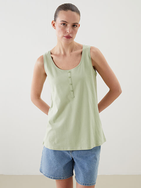 LCWAIKIKI Classic U Yaka Kadın Atlet - S5FP62Z8-FJY