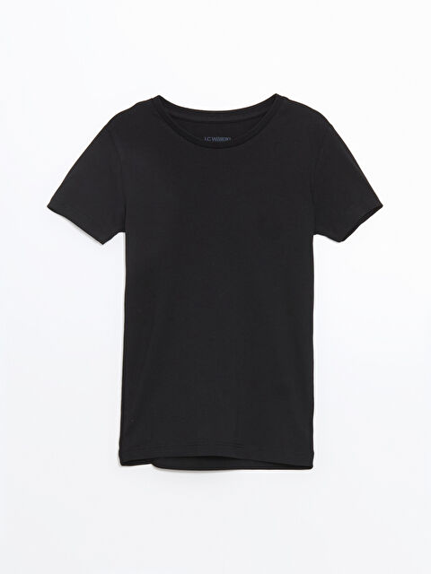 LCW Kids Bisiklet Yaka Kısa Kollu Erkek Çocuk Fanila - S5FQ73Z4-CVL