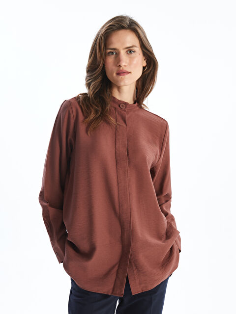 LCWAIKIKI Classic Hakim Yaka Kadın Gömlek Tunik - S5FR33Z8-R1W