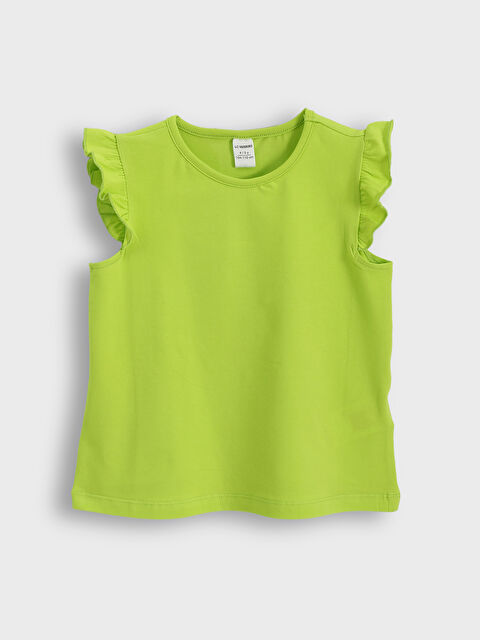 LCW baby Crew Neck Plain Girls' Tank Top - S5FR89Z1-DR8