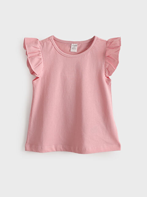 LCW baby Crew Neck Plain Girls' Tank Top - S5FR89Z1-QWL