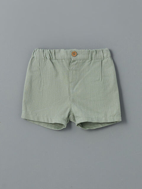 LCW baby Beli Lastikli Erkek Bebek Şort - S5FS26Z1-GC9