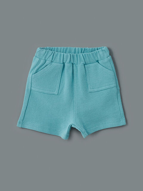 LCW baby Beli Lastikli Erkek Bebek Şort - S5FS74Z1-GLM