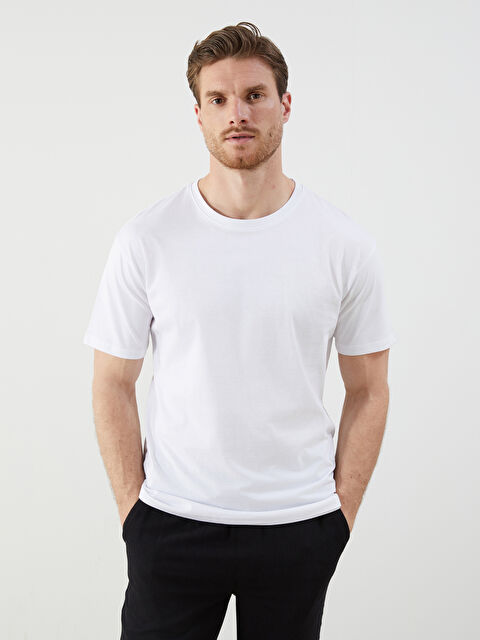 LCWAIKIKI Classic Crew Neck Men's T-Shirt - S5FS80Z8-Q6K