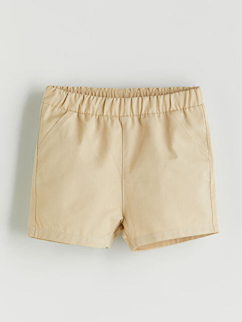 LCW baby Beli Lastikli Basic Erkek Bebek Şort