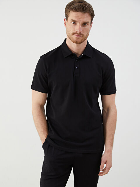 LCWAIKIKI Classic Polo Yaka Pike Erkek Tişört - S5FS95Z8-CVL