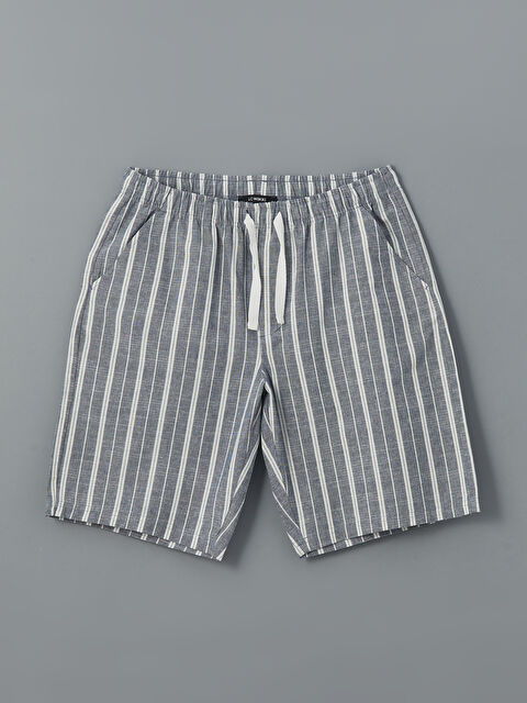 LC WAIKIKI Standart Kalıp Çizgili Erkek Pijama Alt Şort - S5FT32Z8-LGS