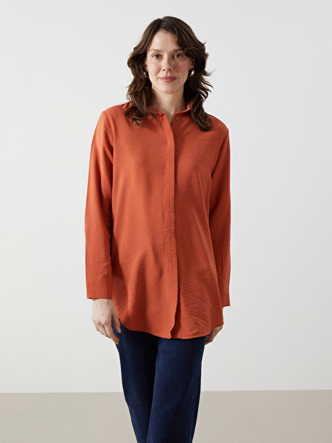 LCWAIKIKI Classic Loose Fit Kadın Gömlek Tunik - S5FU51Z8-GXX