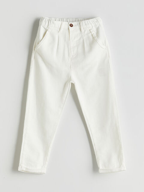 LCW Kids Beli Lastikli Keten Karışımlı Erkek Çocuk Pantolon - S5FU60Z1-R9J