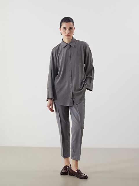 LCW Modest Beli Lastikli Havuç Kesim Kadın Pantolon - S5FU64Z8-JPR