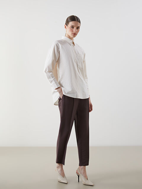 LCW Modest Beli Lastikli Havuç Kesim Kadın Pantolon - S5FU64Z8-L0D