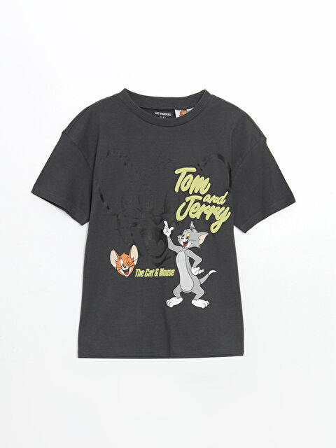 LCW Kids Tom ve Jerry Baskılı Erkek Çocuk Tişört - S5FY54Z1-HEF