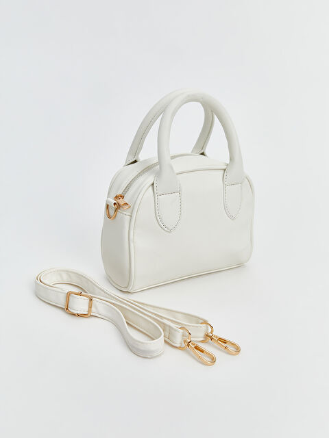 LCW ACCESSORIES Faux Leather Detachable Strap Women's Shoulder Bag - S5G037Z8-FFB