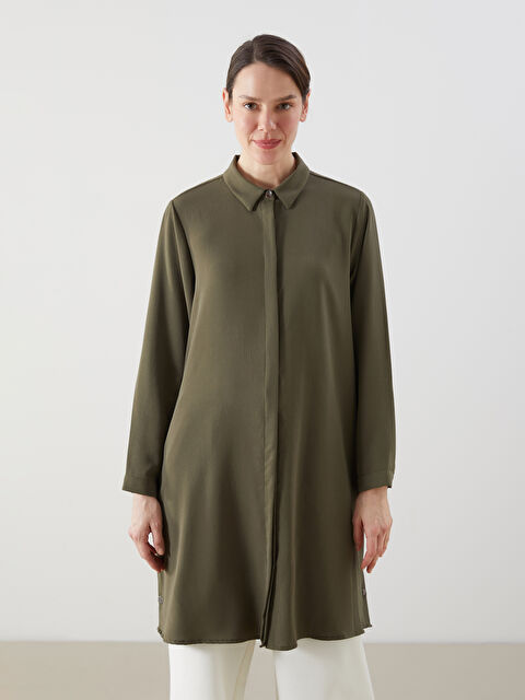 LCW Grace Armürlü Kadın Gömlek Tunik - S5G054Z8-GP4