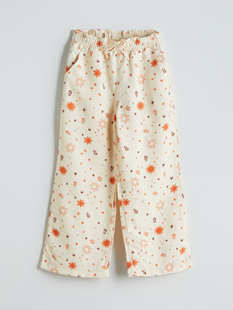 LCW Kids Beli Lastikli Kız Çocuk Pantolon - S5G085Z4-LRB